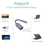 8ware USB-C to HDMI 4K UHD Adapter | Connect Laptop to TV | Plug & Play 8ware