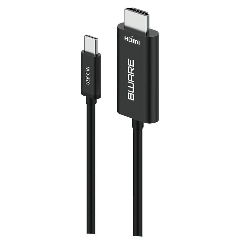 8 WARE USB-C to HDMI 4K Cable - Connect Laptops & Monitors 8ware