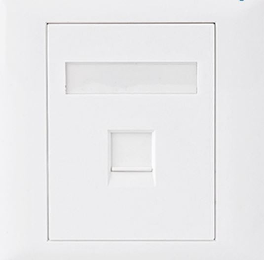 Astrotek 1 Port CAT5e RJ45 Ethernet Wall Plate Kit 