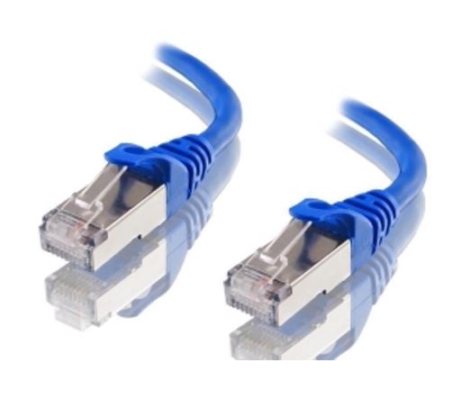 Astrotek CAT6A Shielded Ethernet Cable 1.5m Blue - 10GbE S/FTP LSZH 