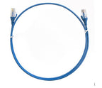 8ware CAT6 Thin Ethernet Cable 1.5m - Blue RJ45 Patch Cord 