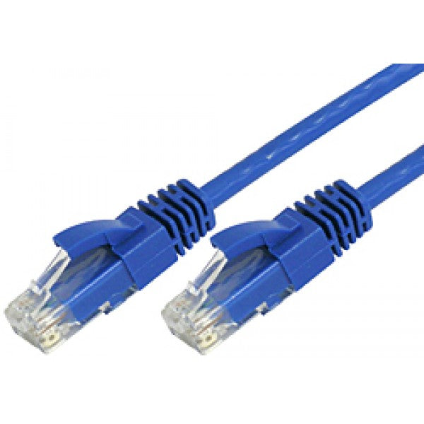 8ware Cat6 Thin Network Cable 20m Blue - Premium Ethernet Patch Cord 8ware