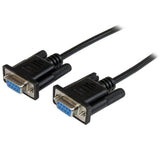 Astrotek 3m RS232 Null Modem Cable - DB9 Female to Female Crossover 
