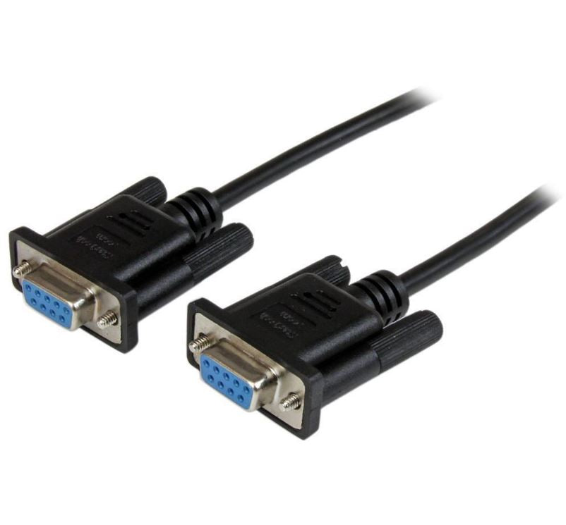 Astrotek 3m RS232 Null Modem Cable - DB9 Female to Female Crossover 