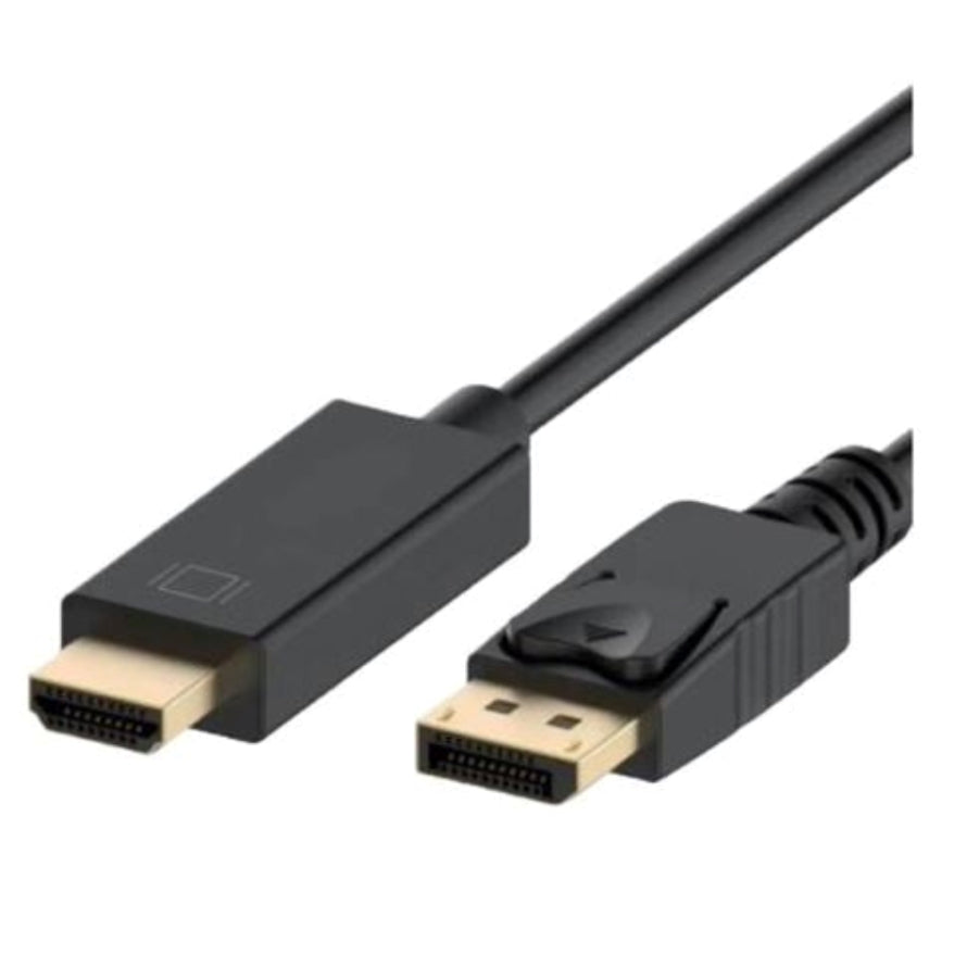 Astrotek 1m DisplayPort to HDMI Cable 1080p - Connect PC/Laptop to TV 