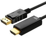 Astrotek 5m DisplayPort DP to HDMI Cable Converter Adapter - Male to Male 4K Resolution For Laptop P - AT-DPHDMI4K-5M
