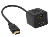 Astrotek HDMI Y Cable 15cm - 1 Source to 2 TVs (Passive Adapter) Astrotek
