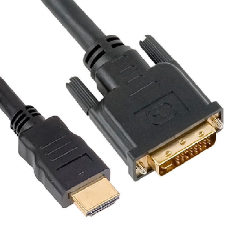 Astrotek 2m HDMI to DVI-D Cable - Gold Plated Adapter for Gaming & PC 