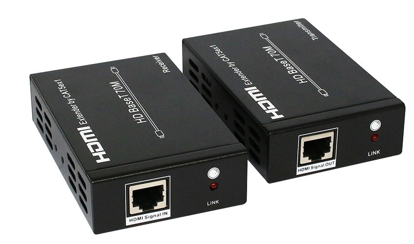 Astrotek HDMI Extender over CAT6: 4K 40m / 1080p 70m with IR Control