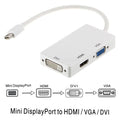Astrotek 3-in-1 Mini DisplayPort Adapter: HDMI, DVI, VGA for MacBook