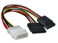Astrotek 4-Pin Molex to Dual 15-Pin SATA Power Cable 