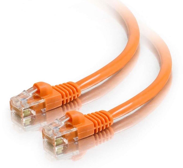 Astrotek CAT6 Ethernet Cable 5m Orange - Snagless Patch Cord