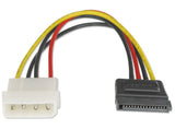 Astrotek SATA Power Cable 15cm 4 pins Male to 15 pins Female 18AWG RoHS LS - Astrotek AT-SATA-PWR