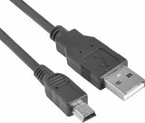 Astrotek USB 2.0 Cable 30cm - Type A Male to Mini B 5 pins Male Black Colour RoHS AT-USB-A-MINI-0.3M - AT-USB-A-MINI-0.3M