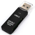 Astrotek USB 3.0 SD & Micro SD Card Reader - Black