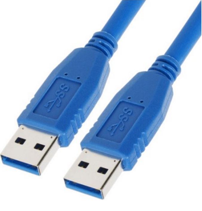 Astrotek USB 3.0 A Male to A Male Cable - 2m Blue SuperSpeed Data