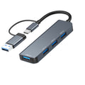 Astrotek 4-Port USB 3.0 Hub | High-Speed USB A & C Compatible Astrotek