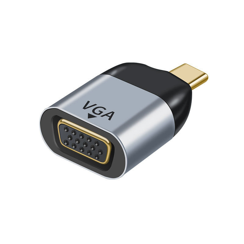 Astrotek USB-C to VGA Adapter | Connect Laptop to Monitor/TV | 1080P