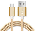 1m Gold Micro USB Charger & Data Sync Cable for Android & Tablets 
