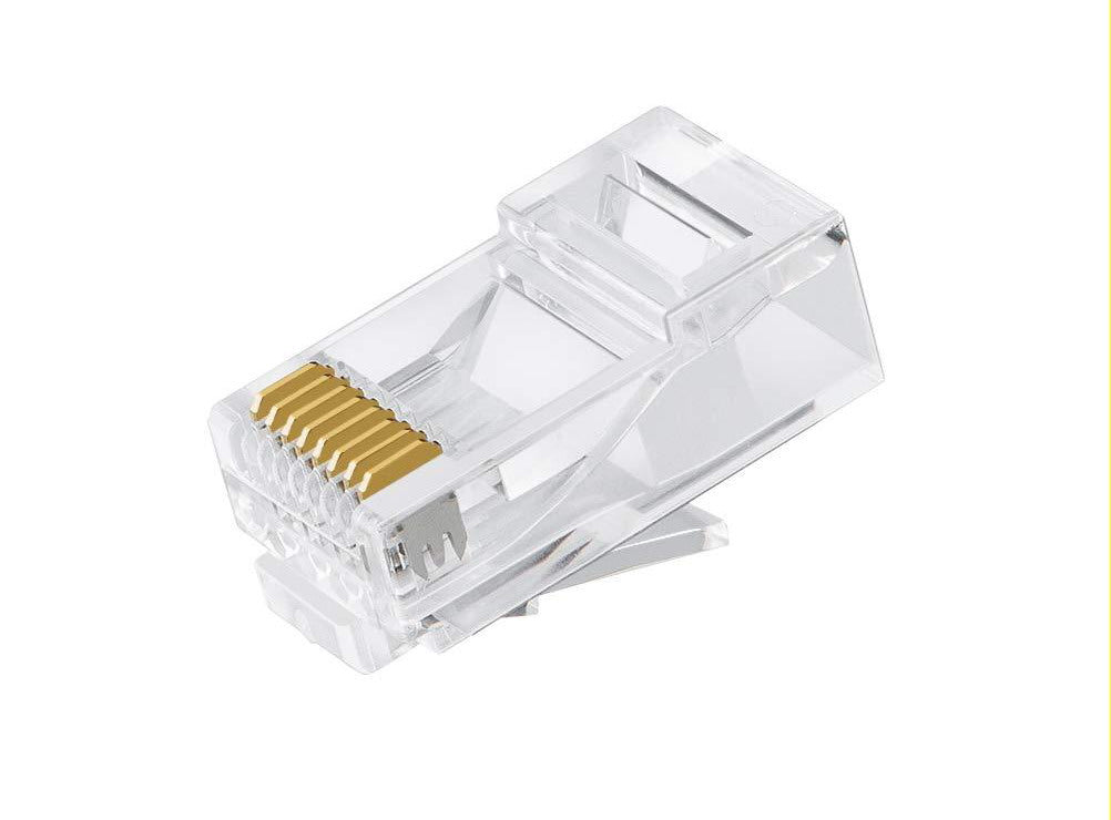 Astrotek CAT6 RJ45 Network Plugs 3U Gold Plated Connectors (50 Pack) 
