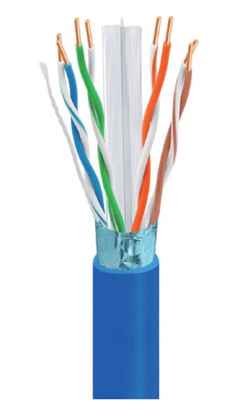 Astrotek CAT6 FTP Ethernet Cable - 305m Roll Blue Solid Copper 