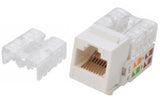 CAT6 UTP Keystone Jacks - White 10-Pack for Easy Network Setup Astrotek