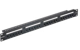 Astrotek 24-Port CAT6 RJ45 1U Rack Mount Network Patch Panel 