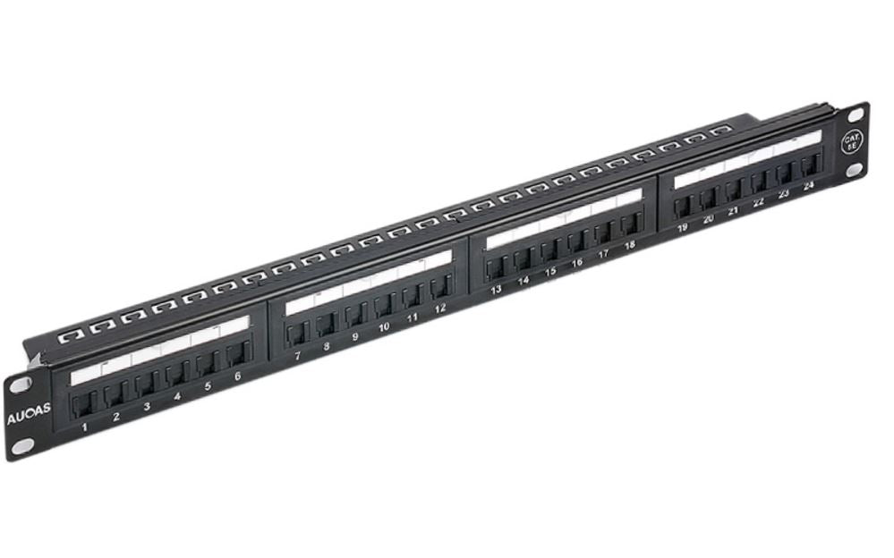 Astrotek 24-Port CAT6 RJ45 1U Rack Mount Network Patch Panel 