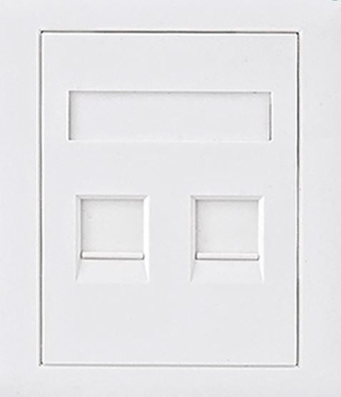 Astrotek CAT6 RJ45 2 Port Network Wall Plate & Ethernet Socket Kit 