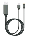 8Ware Lightning to HDMI Cable 1080p for iPhone/iPad to TV - 2m 8ware