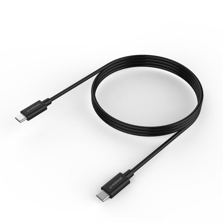 mbeat Prime 2m USB-C to USB-C Fast Charge Sync Cable for Phones 