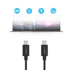 mbeat Prime 2m USB-C to USB-C Fast Charge Sync Cable for Phones 