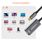 mbeat Tough Link USB-C to Mini DisplayPort Adapter - 4K 60Hz Video 