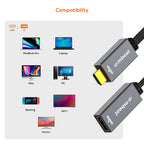mbeat 4K HDMI to DisplayPort Adapter with USB Power