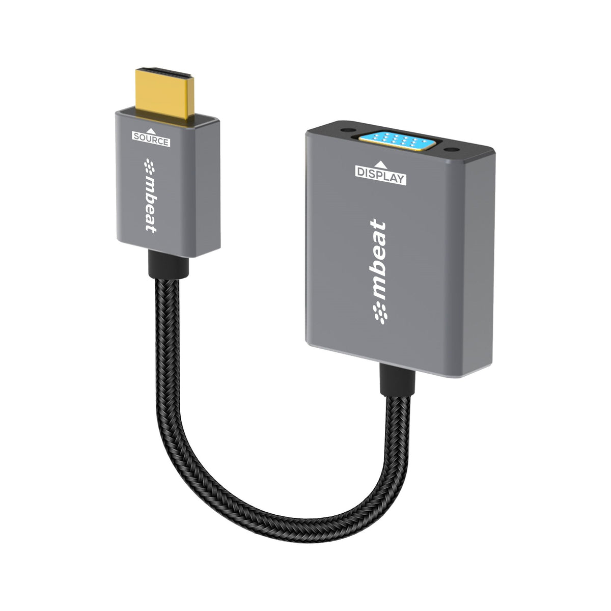 mbeat Tough Link HDMI to VGA Adapter | Connect HDMI to VGA Monitors MBEAT