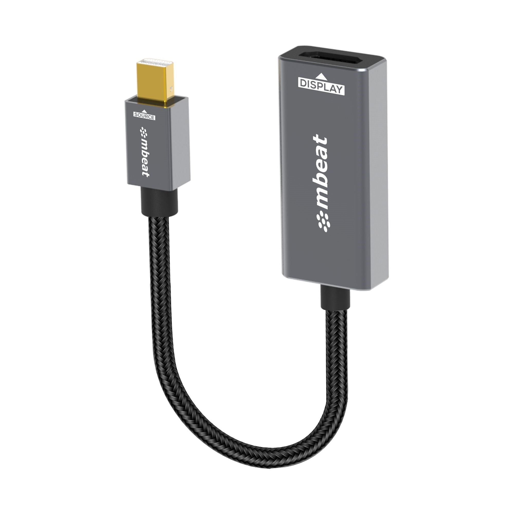 mbeat Tough Link Mini DisplayPort to HDMI Adapter for MacBook, Surface Pro