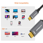 mbeat Tough Link 8K USB-C to HDMI Cable - 1.8m, 4K 144Hz, Durable