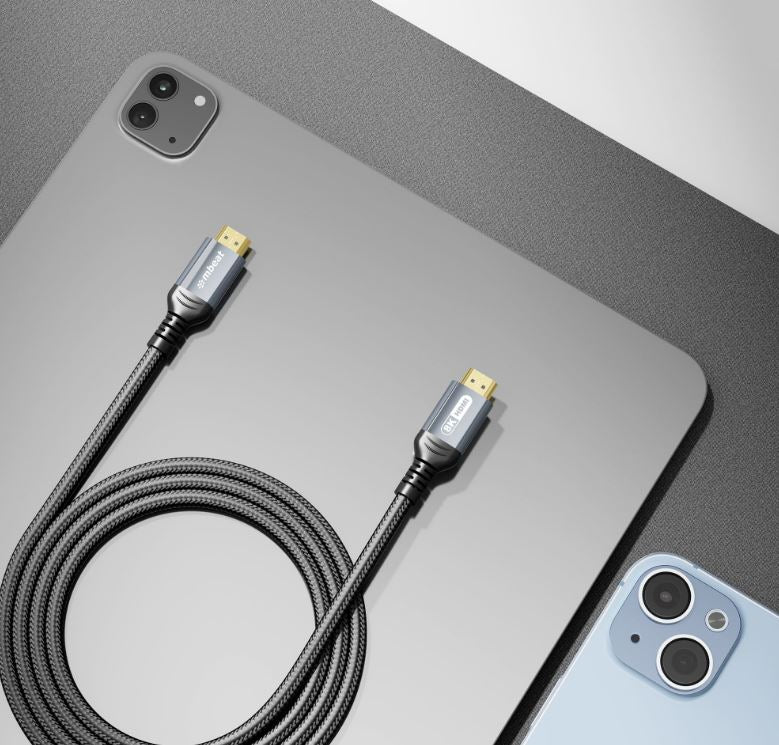 mbeat® Tough Link 3m Certified 8K HDMI Cable - Space Grey HDMI 2.1 (male) to HDMI 2.1 (male) 48Gbps - image 2