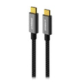 mbeat Tough Link 1.8m USB-C Cable: Fast 10Gbps Data & 4K Video - Space Grey 