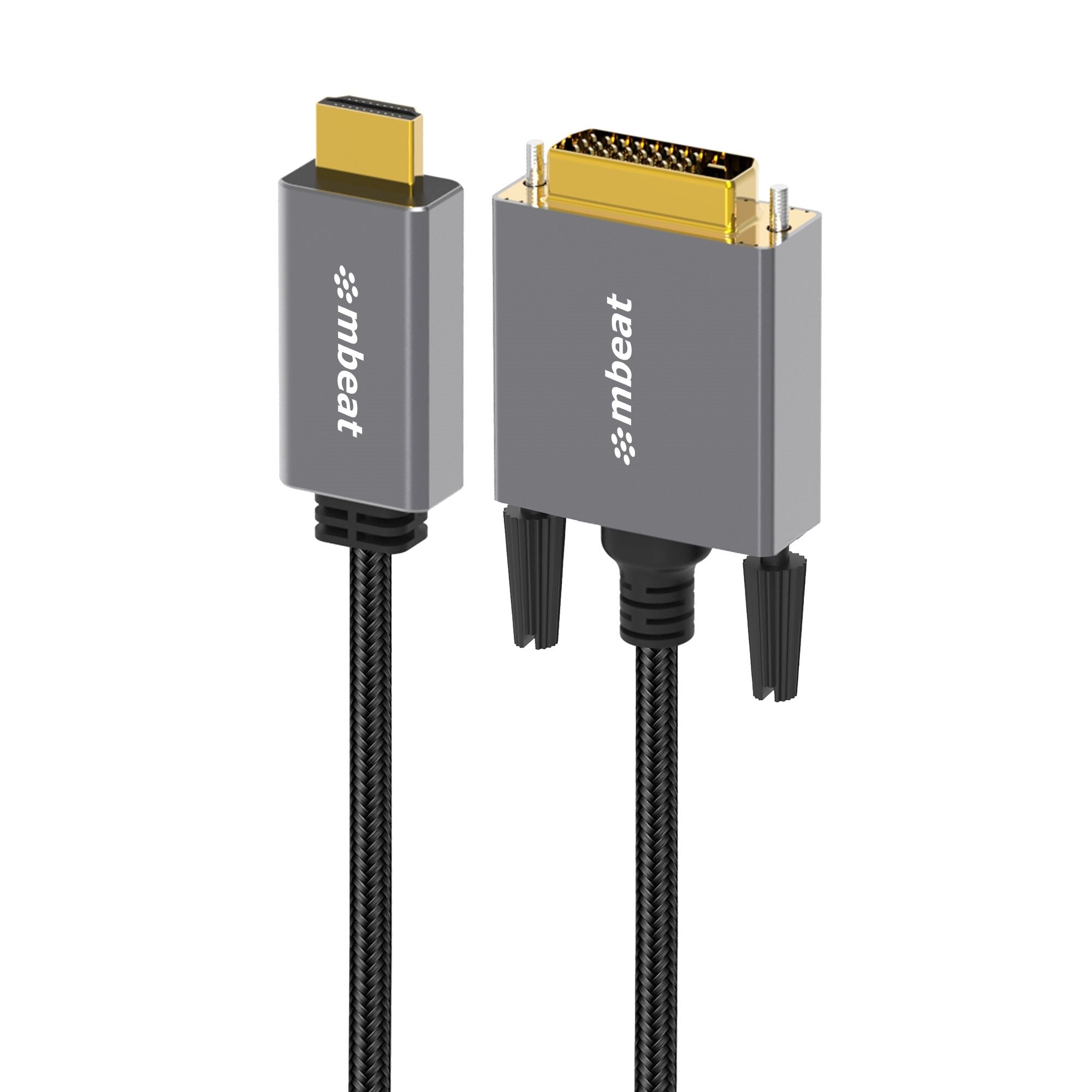 mbeat Tough Link 1.8m HDMI to DVI Cable | Full HD 1080p Support
