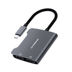 mbeat Tough Link USB-C to Dual 4K HDMI Adapter for Dual Monitors MBEAT