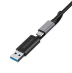 Simplecom USB-A to USB-C Adapter | 10Gbps Data & Fast Charging