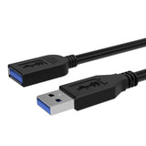 Simplecom 0.5M USB 3.0 SuperSpeed Extension Cable Insulation Protected 50CM - Simplecom CA305