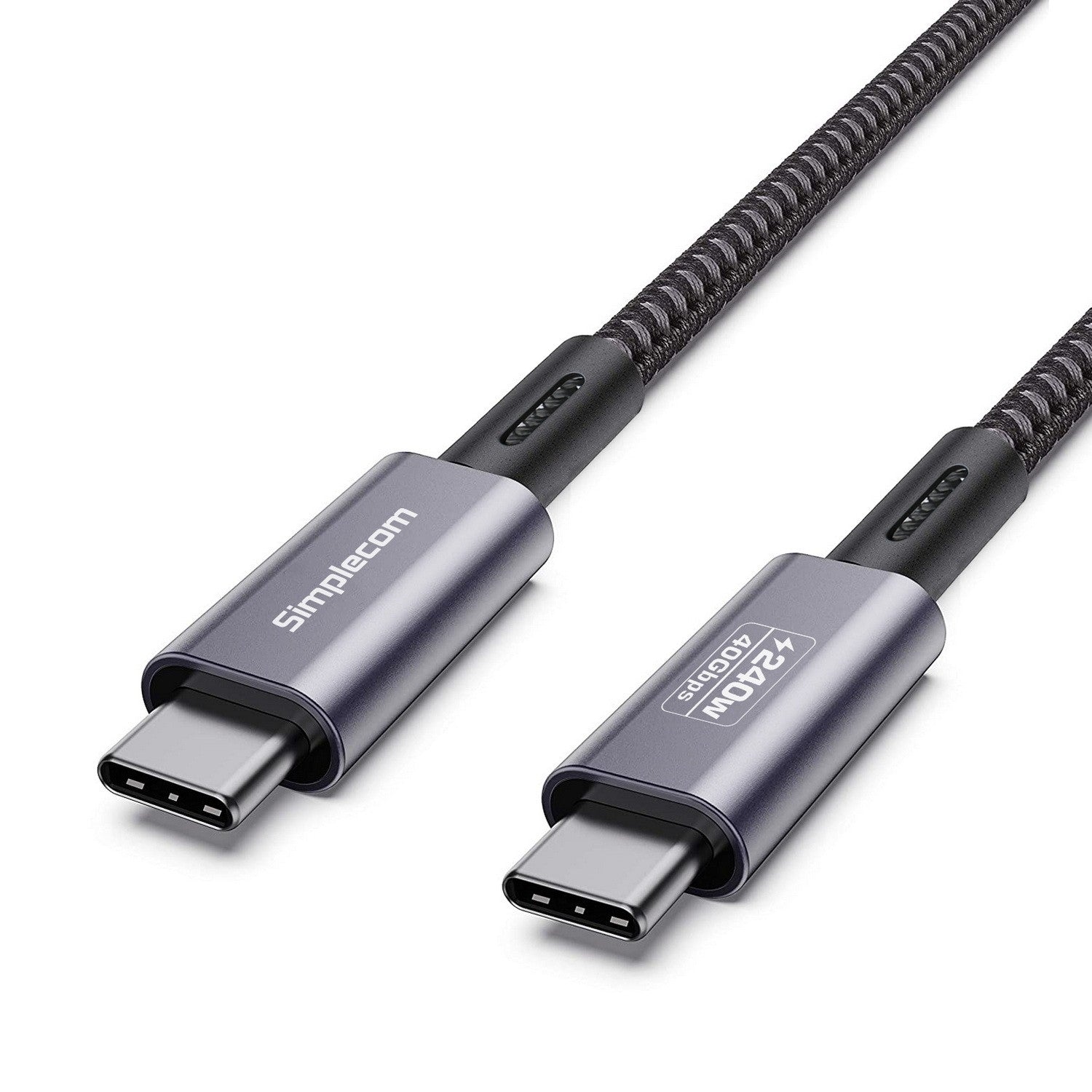 Simplecom CA612 USB-C to USB-C Cable USB4 40Gbps 240W PD 8K Video 1.2M