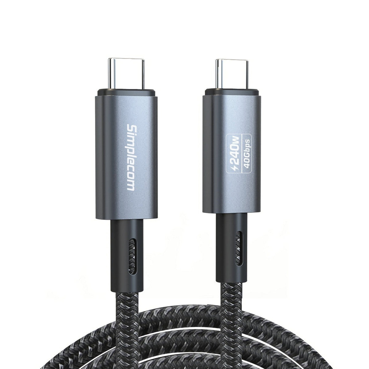 Simplecom CA612 USB-C to USB-C Cable USB4 40Gbps 5A 240W PD3.1 8K@60Hz 1.2M - CA612
