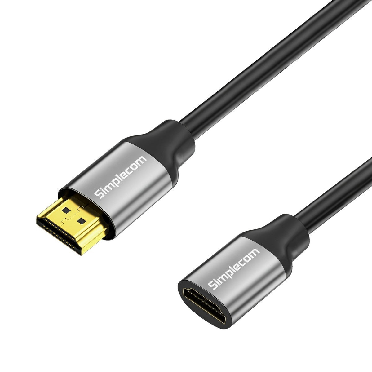 Simplecom 1M HDMI 2.1 8K 48Gbps Male to Female Extension Cable CAF310