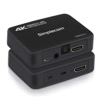 Simplecom 4K HDMI Audio Extractor | Optical SPDIF & 3.5mm Stereo with ARC