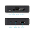 Simplecom 4K HDMI Audio Extractor | Optical SPDIF & 3.5mm Stereo with ARC