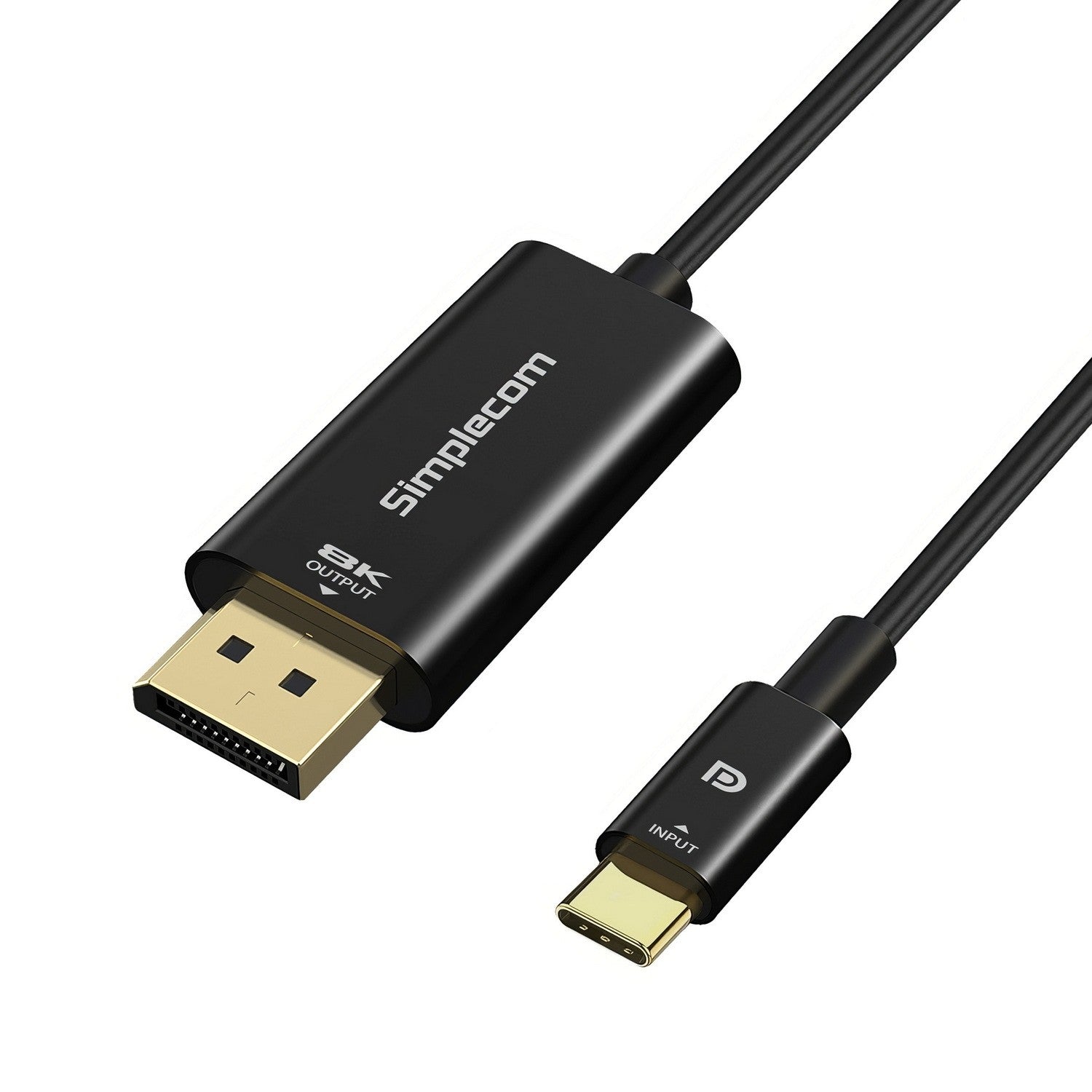 Simplecom USB-C to DisplayPort Cable 8K 60Hz DP 1.4 - 2M