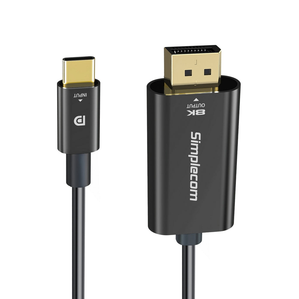 Simplecom USB-C to DisplayPort Cable 8K 60Hz DP 1.4 - 2M
